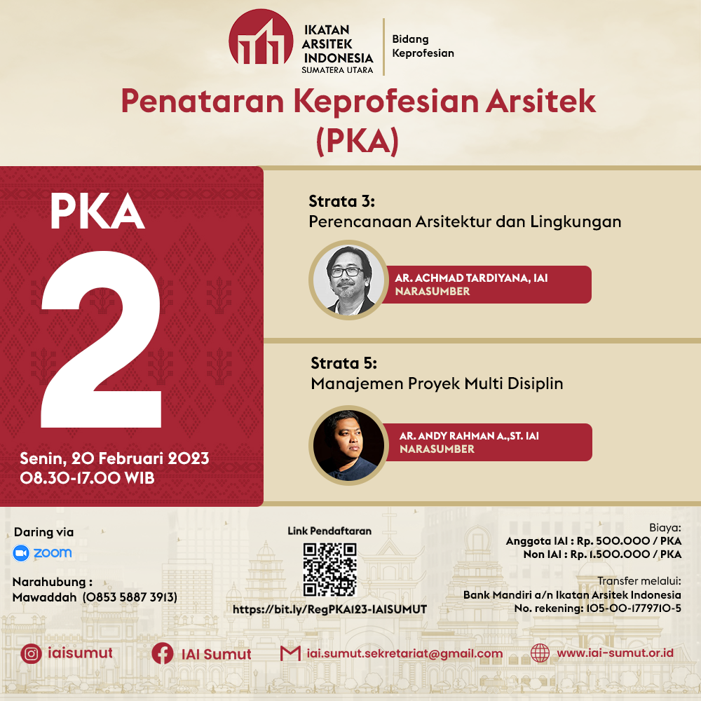 Penataran Keprofesian Arsitek (PKA) 2